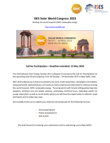 SWC 2023 Call for Participation