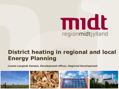 Strategic energy planning in Central Denmark Region - Louise Langbak Hansen, Central Denmark Region