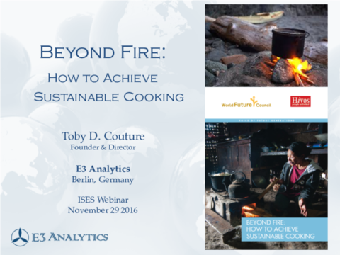 Webinar presentation by Toby Couture