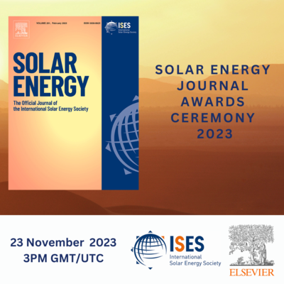 Banner for Solar Energy Awards Ceremony on 11 December 2023